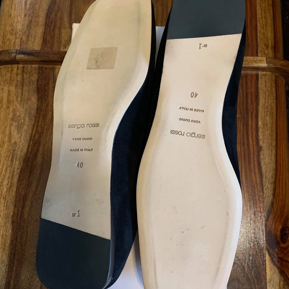 NEW. Sergio Rossi  flats, loafers Sold. - Picture 3 of 6
